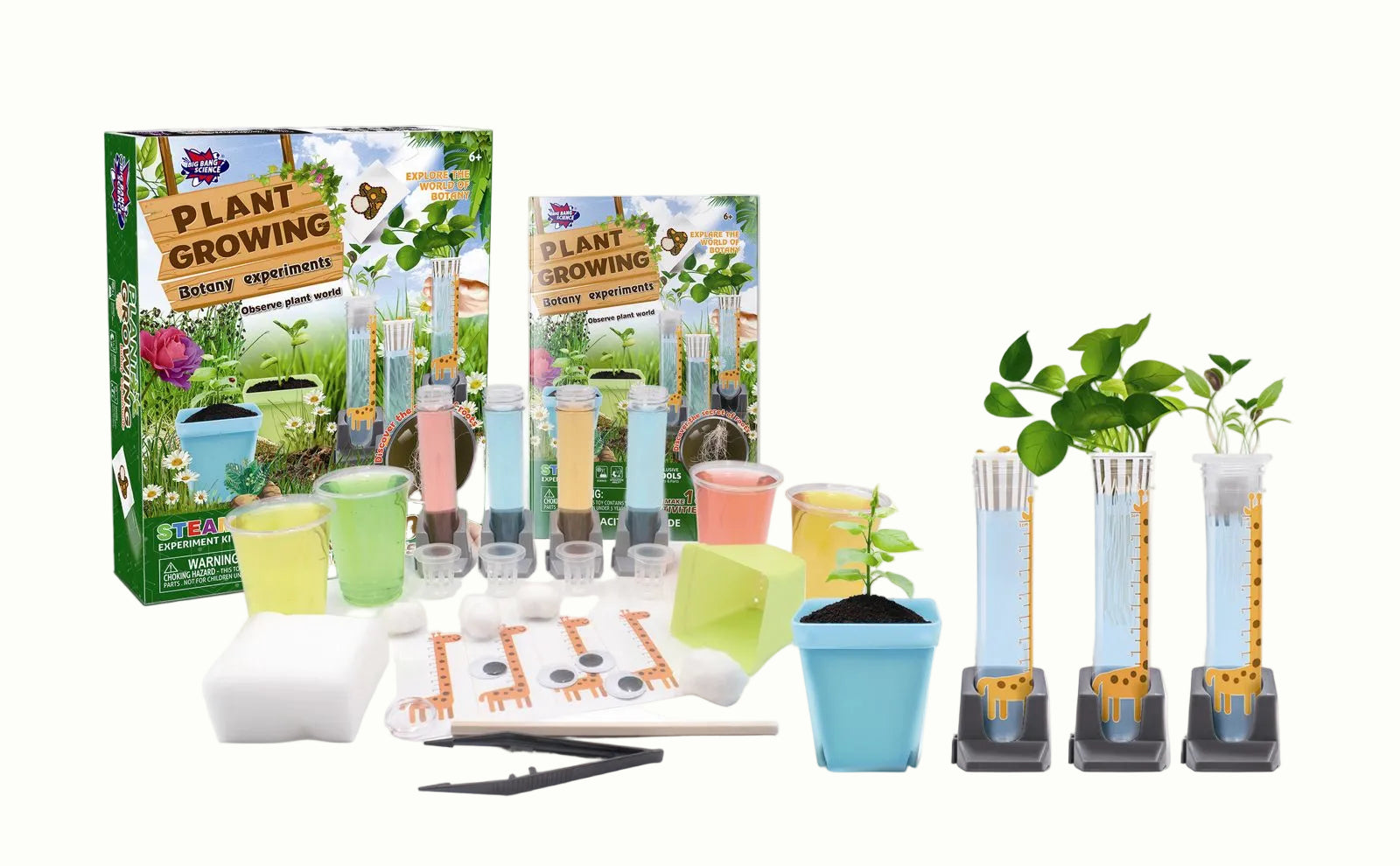 مختبر زراعة النباتات – لعبة تجارب علم النبات للأطفال 🌱