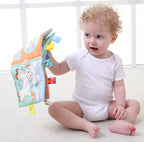 كتاب قماشي حسي تفاعلي للرضع (Soft Sensory Cloth Book)