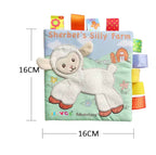 كتاب قماشي حسي تفاعلي للرضع (Soft Sensory Cloth Book)