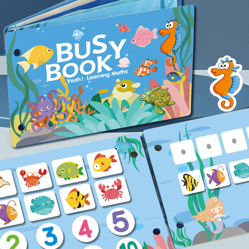 كتاب الأنشطة التفاعلي Busy Book – تعلّم والعب