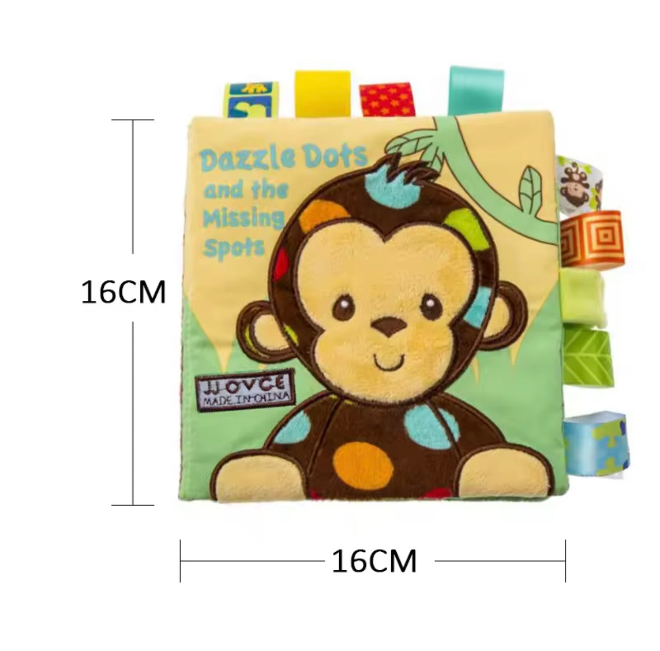 كتاب قماشي حسي تفاعلي للرضع (Soft Sensory Cloth Book)