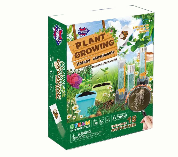 مختبر زراعة النباتات – لعبة تجارب علم النبات للأطفال 🌱