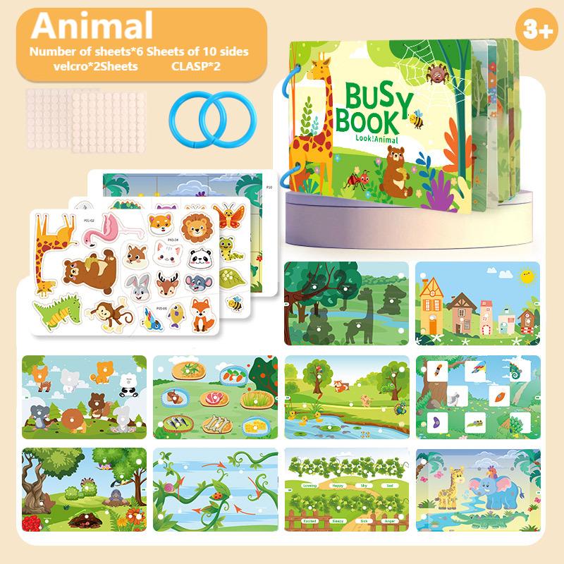 كتاب الأنشطة التفاعلي Busy Book – تعلّم والعب