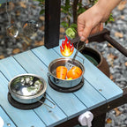 🌿👩‍🍳 مطبخ الحديقة الخشبي للأطفال – Outdoor Mud Kitchen