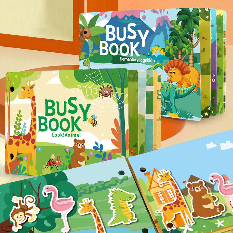 كتاب الأنشطة التفاعلي Busy Book – تعلّم والعب
