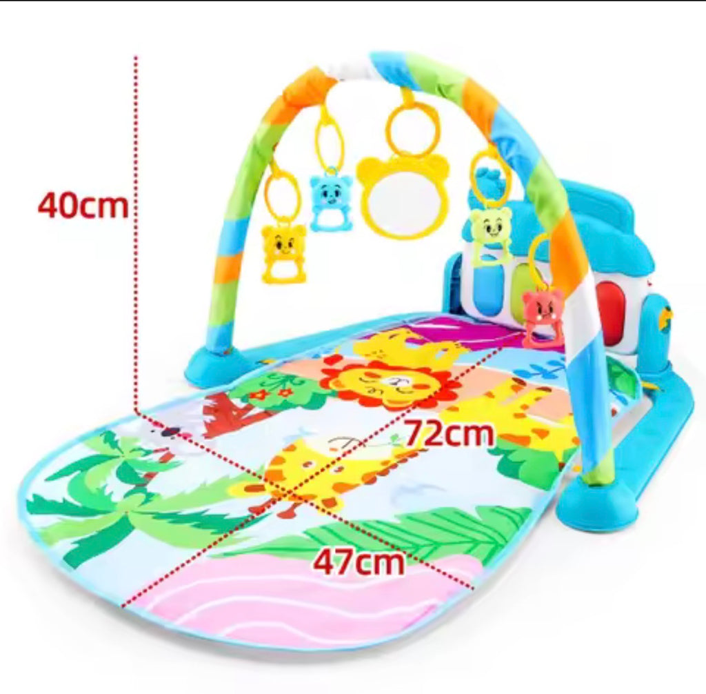 بساط نشاط وبيانو موسيقي تفاعلي للأطفال (Musical Activity Gym Mat)