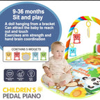بساط نشاط وبيانو موسيقي تفاعلي للأطفال (Musical Activity Gym Mat)