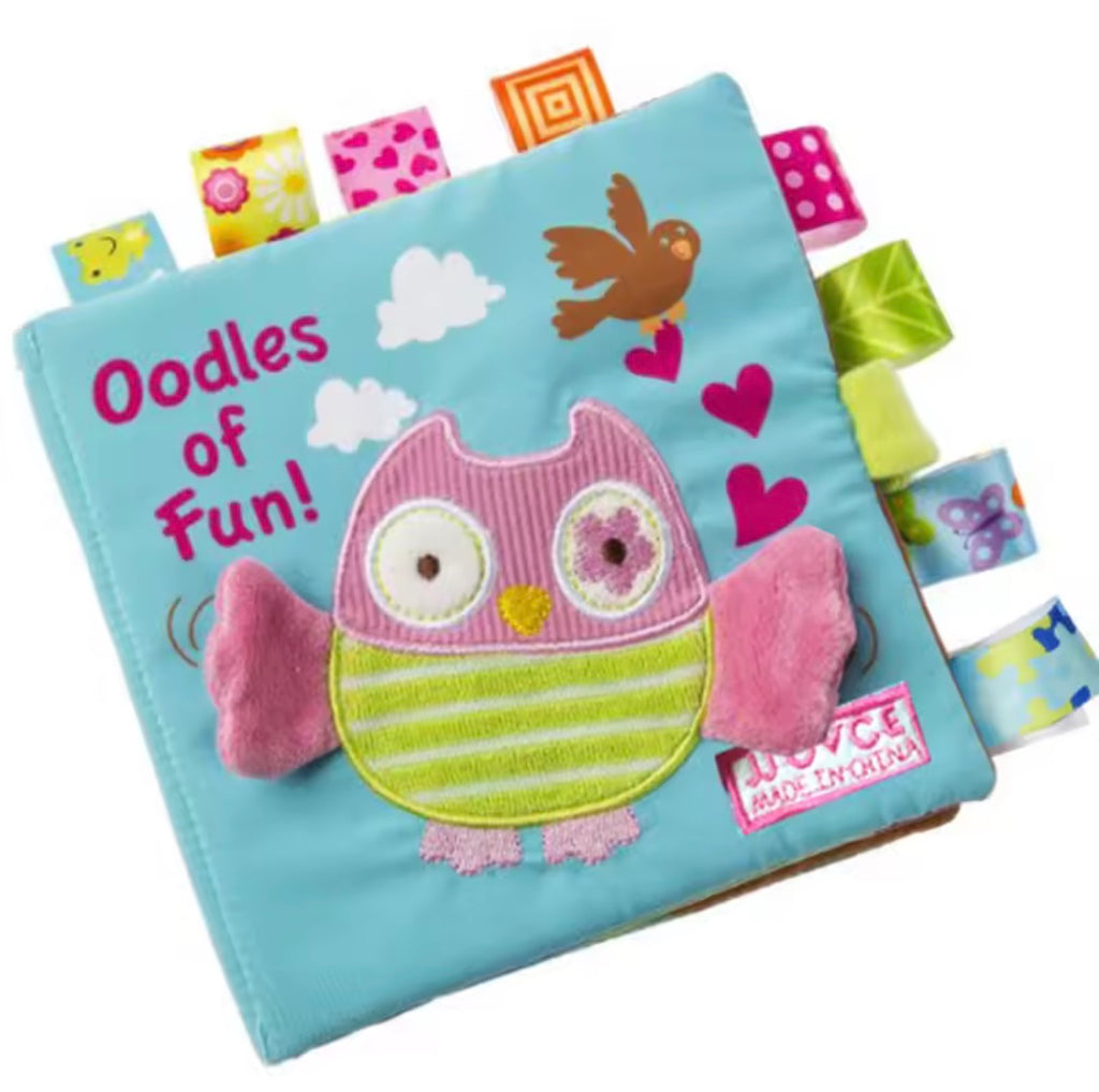 كتاب قماشي حسي تفاعلي للرضع (Soft Sensory Cloth Book)