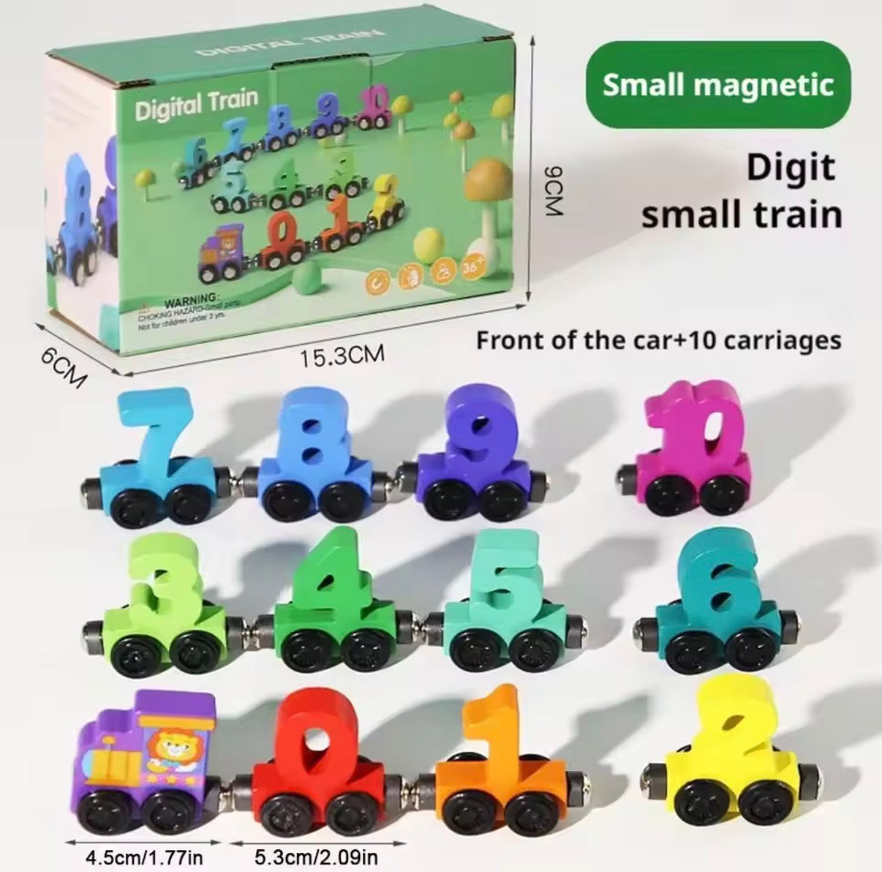 قطار الأرقام المغناطيسي التعليمي – Magnetic Number Train