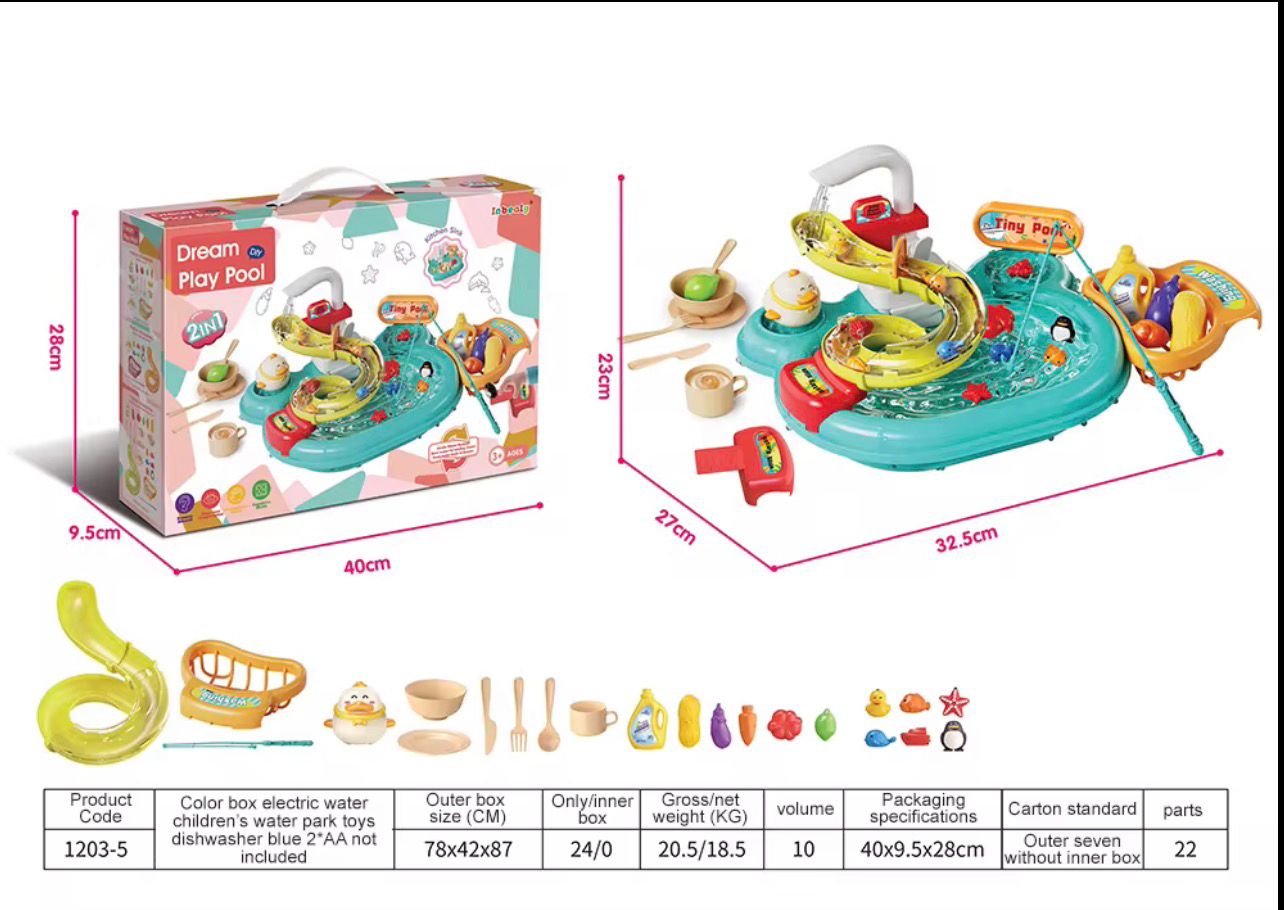 مغسلة صحون حقيقية