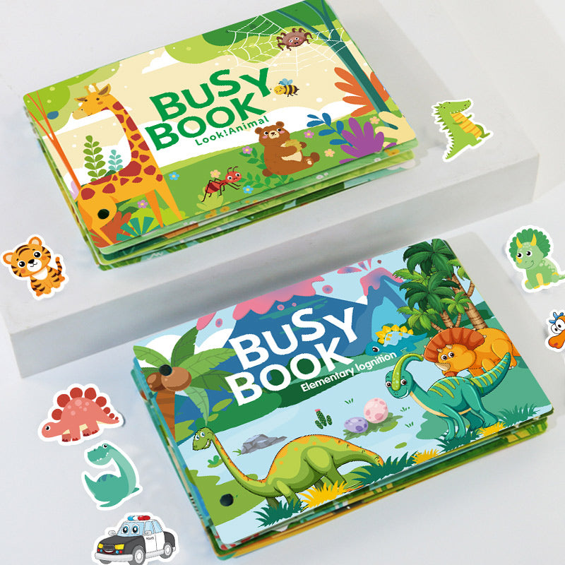 كتاب الأنشطة التفاعلي Busy Book – تعلّم والعب