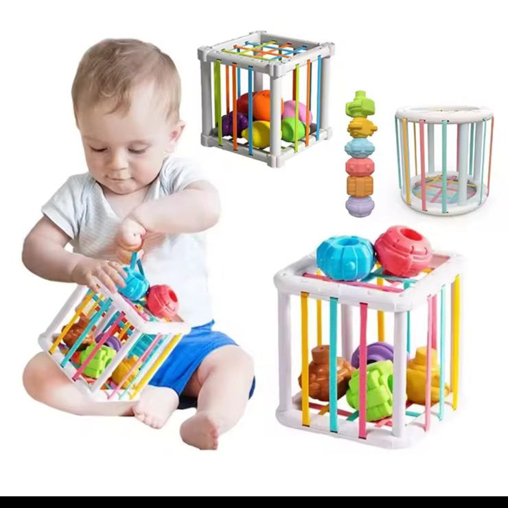 مكعب "ذكاء الحواس" المونتيسوري