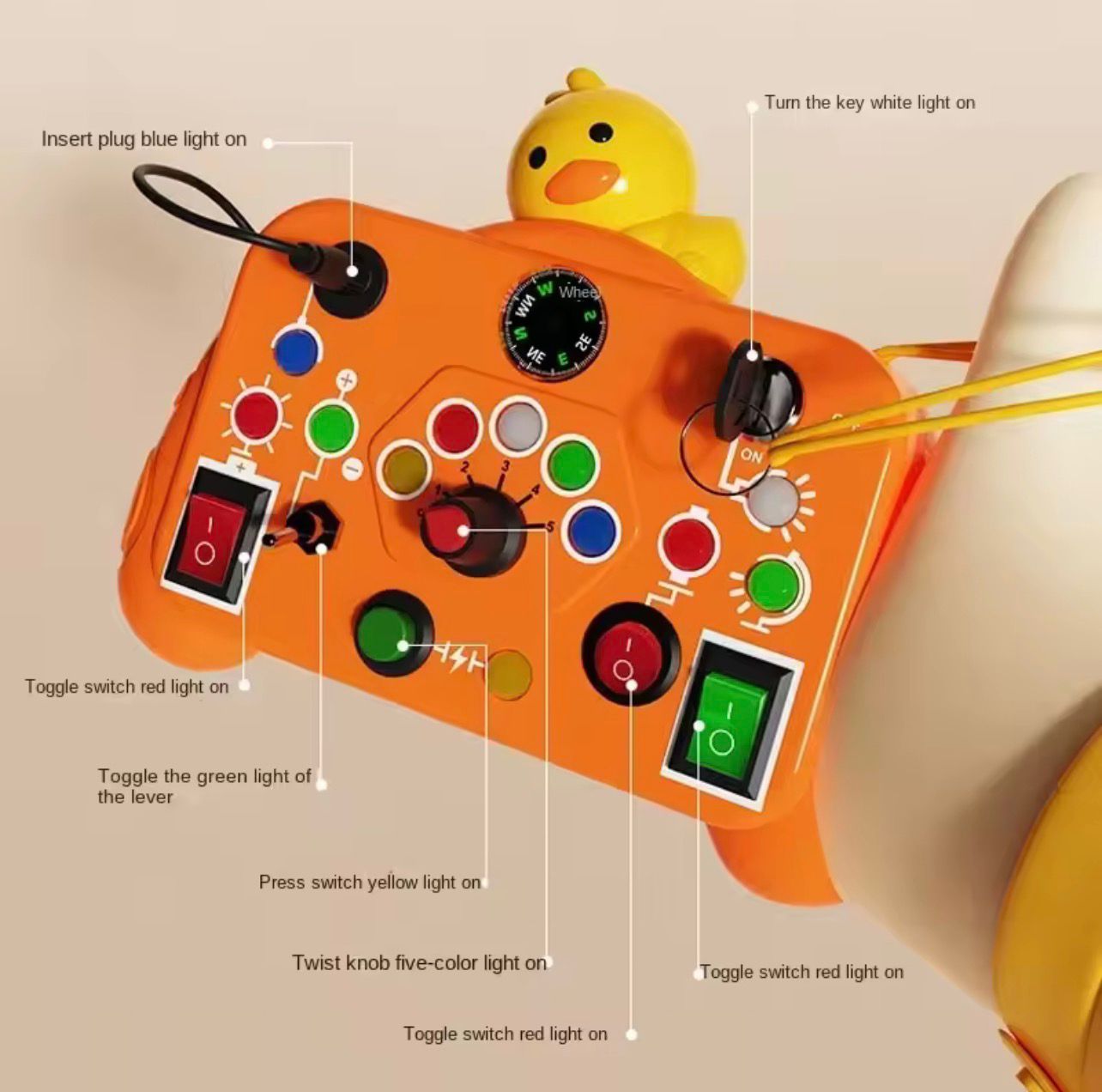 لوحة التحكم التفاعلية: مغامرة الأضواء الحسية