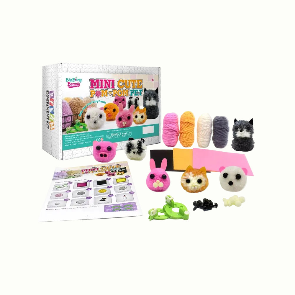 مختبر صناعة حيوانات "البوم بوم" الصوفية اللطيفة