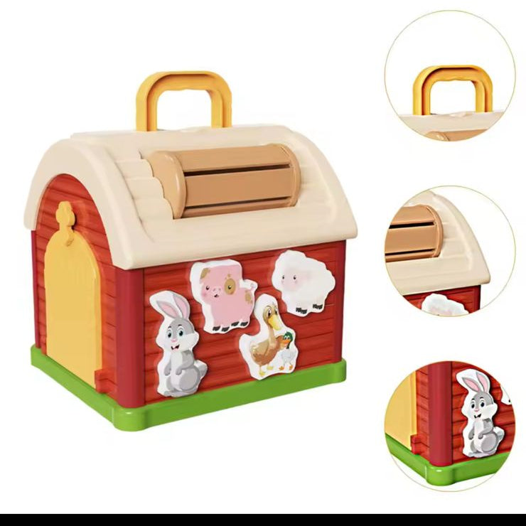 منزل حيوانات المزرعة التعليمي