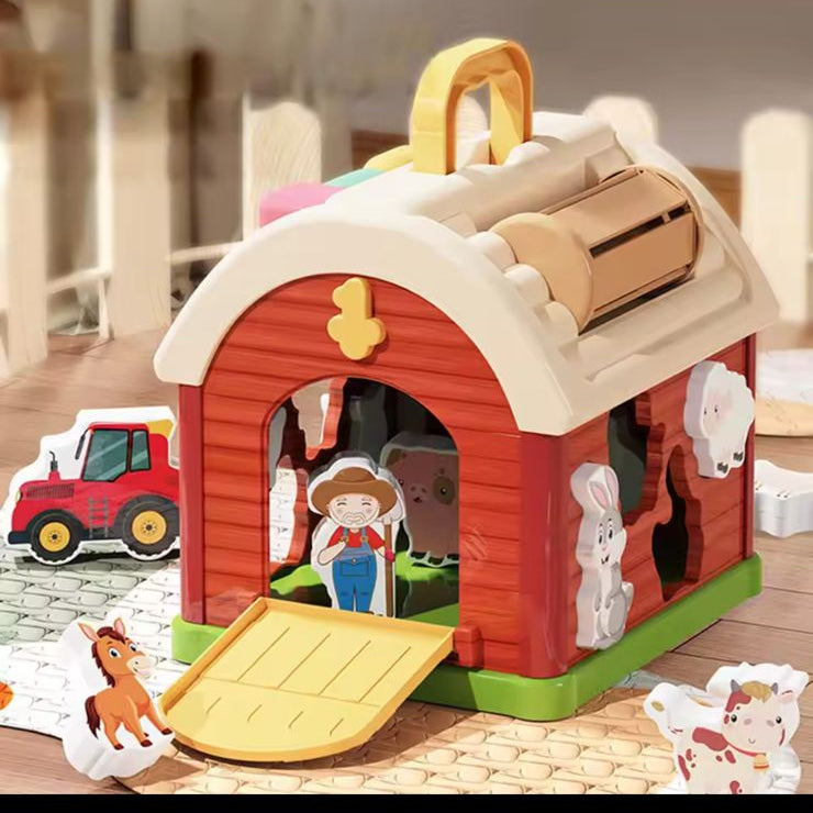 منزل حيوانات المزرعة التعليمي